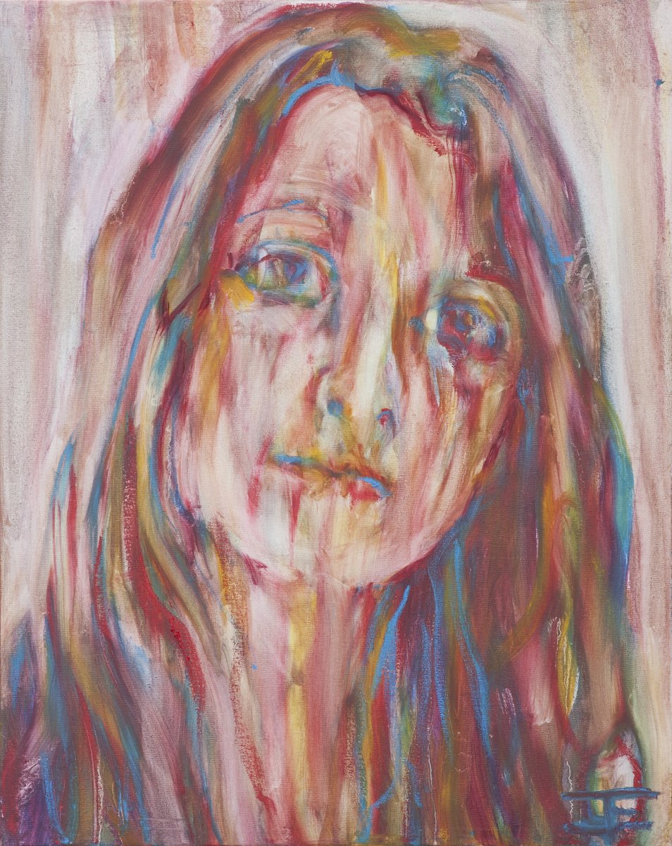 Oil painting by Jeremy Eliosoff, Camilla, 2010, 24" x 30"