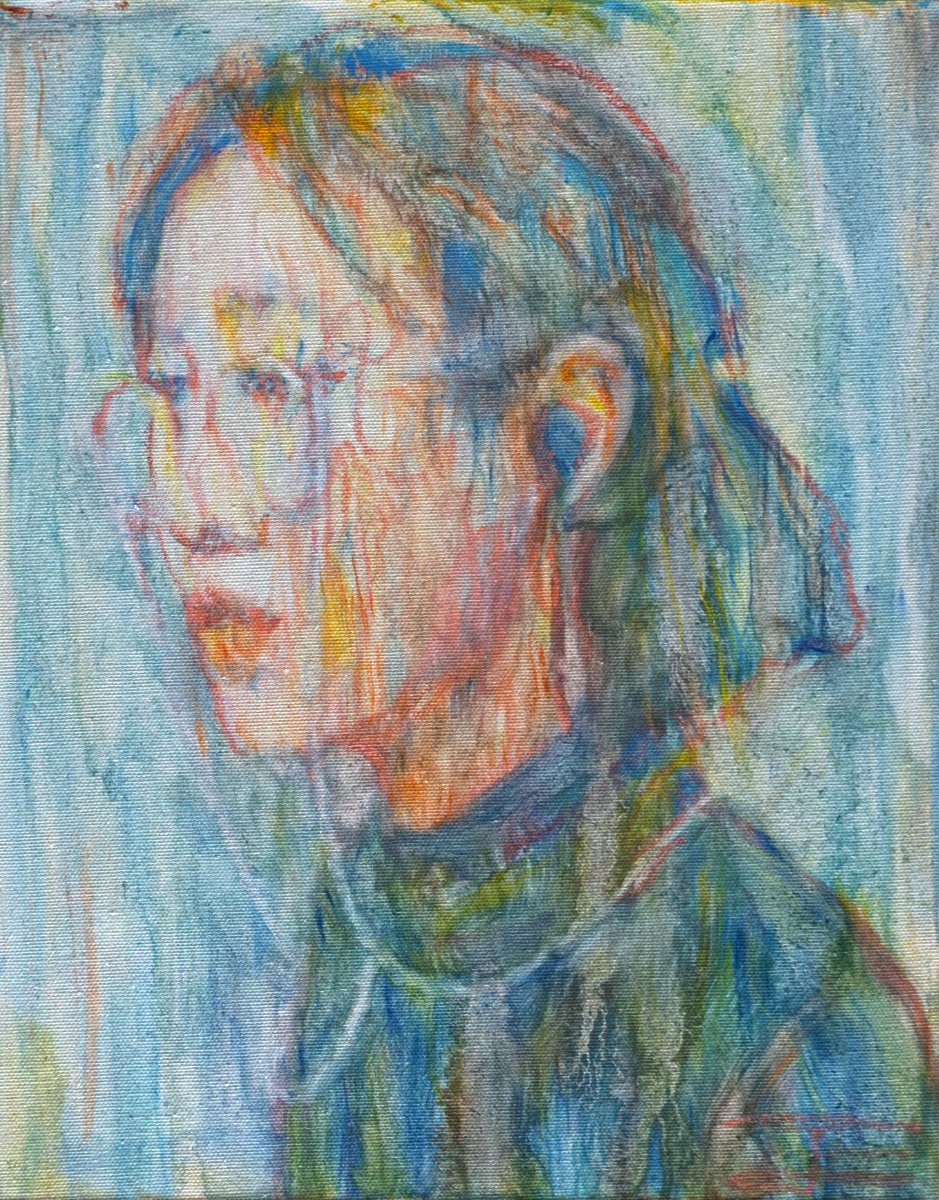 Oil painting by Jeremy Eliosoff, Japan Woman, 2020, 11" x 14"